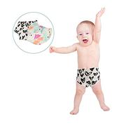 FOYTOKI 2 pièces Culottes Absorbantes Garçon Fille pour Apprentissage Propreté Coton Respirant Lavable Sous Vêtements Entraînement Garçon Fille Confort et Ajustement Élastique