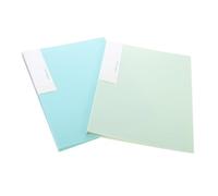 FOYTOKI 2 pièces Dossier de Musique Portable avec Design Élégant Folders de Musique et Imperméables pour Étudiants Musiciens et Bureau Bleu Vert