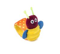 FOYTOKI 2 pièces Hochet Garçon Fille Forme de Coccinelle et Abeille Bracelet et Sûr pour Né Déveil et Confort pour Tout Petits