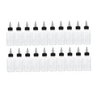 FOYTOKI 20pièces Distributeur Huile Flacon Souple Réutilisable Flacon Colle Liquide Bouteille Vide Pour Pigments Translucides