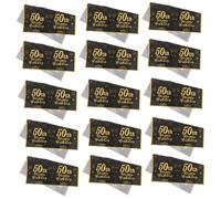 FOYTOKI 20pièces Serviettes Papier Noires Chic Pour Anniversaire De Décoration De Fête Et Fournitures De Cocktail