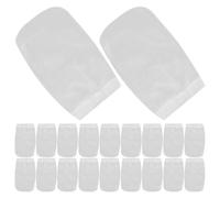 FOYTOKI 25 Pièces Nylon Pool Skimmer Filter Socks Fine Mesh Basket Liners for Hair Lint Leaf Debris Capture Reusable Fit for Inground and Above Ground Pools
