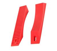 FOYTOKI 2pcs Coussinet en Silicone pour Barre D'haltérophilie Rouge, Facile à Nettoyer, Support de Levage pour Musculation à Domicile et Salle de Fitness