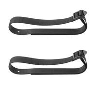 FOYTOKI 2pcs Sangles de Pied en Nylon Renforcé pour Rameur avec Boucle Plastique Réglable, Support Solide pour Fitness à Domicile et Entraînements Sportifs