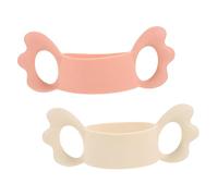 FOYTOKI 2Pièces Bouteille Alimentation Silicone pour Durable Flexible pour Apprentissage de Prise Sûre Facile