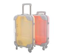 FOYTOKI 2pièces Mini Valise Cadeau Boîte de Rangement pour Colle à Faux Cils Étui Plastique Réutilisable Organisateur de Faux Cils Contenant Portable pour Voyage