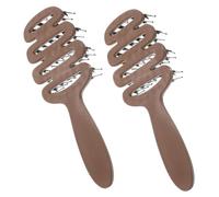 FOYTOKI 2pièces Peigne à Volume Poils De Sanglier Pour Types De Cheveux Pour Voyage Et Coiffage Accessoire Élégant Et Compact Pour Hommes Femmes