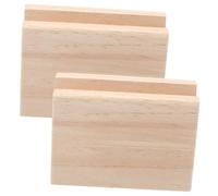 FOYTOKI 2pièces Rehausseurs De Bois pour Meubles Blocs De Rehaussement pour Lit Table Chaise De Mobilier Coussinets Bois pour Protection Et Rangement