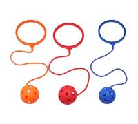 FOYTOKI 3 Pièces Balle à Sauter de Cheville Saut pour Garçon Fille Améliore Coordination et Cardio Couleurs Aléatoires pour Jeux et Extérieurs Couleur Aléatoire