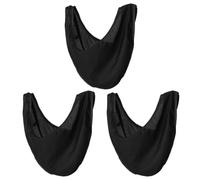 FOYTOKI 3 Pièces Serviette de Nettoyage en Tissu Fin pour Bowling, Noire | Polyester, Absorption Rapide et Séchage Rapide, Retire L’huile de Piste, Protège la Boule des Rayures