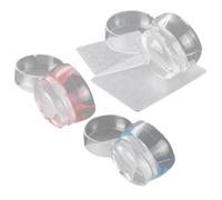 FOYTOKI 3ensembles Kit De à Transparent Avec Accessoires De Manucure Outils De Nail Art Multicolores Pour Salon Et Usage Personnel