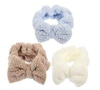 FOYTOKI 3pièces Bandeau Nœud Doux Pour Fille Kit De Bandeau Pour Maquillage Bandeaux De Soins Pour Visage Et Bain