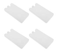 FOYTOKI 4 Pièces Boîte à Cristaux de Glace Blanche pour Ventilateur de Climatisation et Paquet Isothermes, Matériau Pe Léger 200g, Économise de L'espace et Conserve la Fraîcheur pour