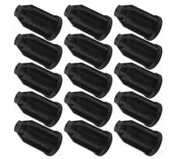 FOYTOKI 40 Pièces Manchon de Tige de Roulette en Pp Noir 1 Pouce Diamètre 25 Mm, Douille Ronde pour Roues Pivotantes de Chaise, Adapté Mobilier de Bureau et Maison, Ajustement Sécurisé