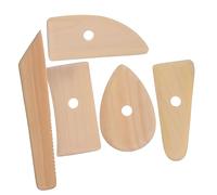 FOYTOKI 5 Pièces Outils De Sculpture De Poterie Outil De Sculpture en Argile Grattoirs en Pâte Polymère Grattoirs en Argile Outils De Poterie Journal Céramique