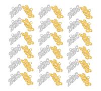 FOYTOKI 50 Pièces Breloques Charms Chapeaux de Diplôme pour Bijoux DIY Pendentifs de Lannée de des Diplômes Accessoires de Création de Bracelets Colliers et Boucles Doreilles Décoration à