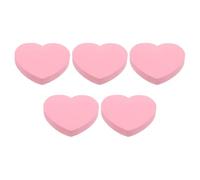 FOYTOKI 500feuilles Bloc-notes Autocollants Forme Cœur Rose Adhésives pour École Bureau et Maison Mémo Mignon avec Forte Adhérence pour Messages et Rappels