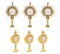 FOYTOKI 6 Pièces Épingle à Croix en Alliage de Zinc Élégante pour Première Communion et Fêtes Chrétiennes, Confortable à Porter et Souvenir Mémorable pour Femmes et Garçons