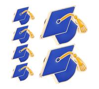 FOYTOKI 6 Pièces Insigne de Graduation Élégant pour Célébrations Souvenir pour Étudiants et Enseignants