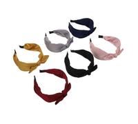 FOYTOKI 6 Pièces Serre-tête à Nœud Élégant pour Femme Bandeau Chic avec Larges Bords pour Cheveux Quotidien et Soirée