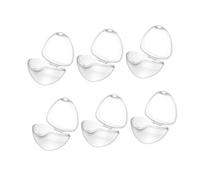 FOYTOKI 6Pièces Boîte de Rangement pour Sucettes Portable Poussière Durable Facile à Nettoyer pour Protection Tétines
