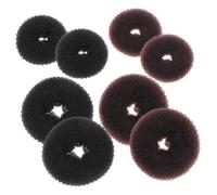 FOYTOKI 8 pièces Kit de Chignon Forme de Donut pour Filles et Femmes Incluant Accessoires Idéaux pour Créer des Élégantes et Volumineuses pour Événements École ou Mariages