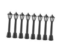 FOYTOKI 8 Pièces Lampe de Rue Miniature de Simulation pour Décor Micro Paysage Sûre et Vividité pour Maison