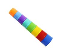 FOYTOKI 8Pièces Éducation Créatifs pour Garçon Fille Tasses Empilement Amusantes Jeux de Construction Activités Apprentissage Divertissement pour Garçons et Filles