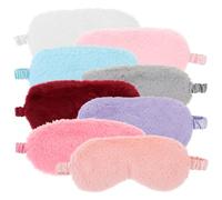 FOYTOKI 8pièces Masque Pour Yeux Peluche Doux Bandeau Confortable Des Yeux Pour Dormir