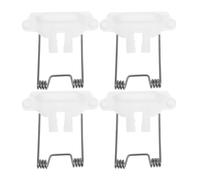 FOYTOKI Accessoires de Rechange pour Tondeuse à Cheveux Bloc Guide en Plastique 4pcs et Ressorts en Acier Inoxydable, Fixation Sécurisée et Léger pour Usage Maison et Salon