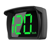 FOYTOKI Affichage Tête Haute Automatique Noir Compteur de Vitesse Numérique Précis en Abs et PC pour Voiture, Installation Simple, pour Conduite Urbaine