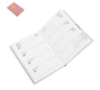 FOYTOKI Agenda Mini A7 2027 en Papier et Pu Couleur Rose, Organisation et Planification Polyvalente pour Travail et École