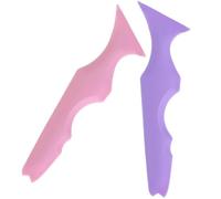 FOYTOKI Aides pour Eye-liner en Silicone Multifonctionnelles, 2pcs Faciles à Nettoyer, Accessoires de Maquillage pour Dessiner Mascara et Ombre à Paupières Rapidement