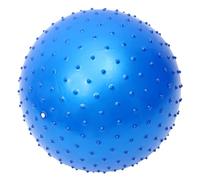 FOYTOKI Ballon de Yoga Bleu 55 CM Picots pour Exercices de Grossesse et Relaxation Musculaire Fitness et Préparation Accouchement Femme Enceinte