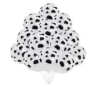 FOYTOKI Ballons en Latex Imprimés Vache, Résistants Rupture et Décoloration Lot de 25 Thème Western et Ferme Décoration Anniversaire Garçon et Filles