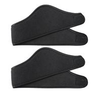 FOYTOKI Bandeau Unisexe en Polyester Élastique 2pcs pour Sport d'hiver, Cache-Oreilles Chaud Protégeant du Froid, pour Activités en Extérieur