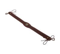 FOYTOKI Bandeau Viking en PU Marron Vintage, Accessoires de Coiffure Renaissance Unisexe pour Cosplay et Fêtes Médiévales, Coiffe Résistante Arc, Adapté aux Festivals et Animations