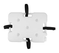 FOYTOKI Base lestée d'échelle de Piscine, Poids d'ancrage de l'échelle de Piscine en Plastique Blanc, 1 Set, Sangles réglables 4pcs, Anti-Slip, Enhanced Pool Step Stability, pour Pool