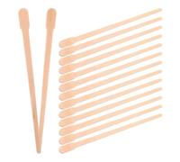 FOYTOKI Bâtonnets de Cire en Bois Ovales Faciles à Ranger 300 pour Épilation des Sourcils Nez pour Voyage et Utilisation Mobile