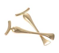 FOYTOKI Bâtonnets De Crème Yeux En Alliage De Zinc 2 Pièces Petite Taille Masseurs Oculaires Confortables Pour Soins Du Visage