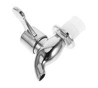 FOYTOKI bec verseur de distributeur d'eau en ABS argenté pour robinet de distributeur de boissons compatible avec trou de 17-21 mm pour restaurants et maisons
