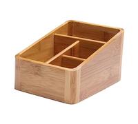 FOYTOKI Boîte De Rangement Saine Organiseur De Maquillage À 4 Compartiments Support Pour Accessoires De Bureau