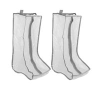 FOYTOKI Bottes Hautes Sacs à Chaussures, Sac de Voyage Transparent, Housse à Chaussures pour Le Rangement, Lot de 2, en PVC Transparent, avec Zipper, pour Tall Boots, pour Travel