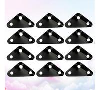 FOYTOKI Boucles de Corde de Tente en Alliage D'aluminium Noir, 12 Pièces, Tendeurs Réglables Résistants la Corrosion pour Camping, Randonnée et Abris Extérieurs