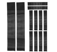FOYTOKI Brassards Élastiques Noirs de Deuil en Polyester, Lot de 12 Pièces, Ajustement Confortable et Usage Polyvalent pour Événements Commémoratifs et Prières