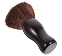 FOYTOKI Brosse à Cheveux de Nettoyage en Bois Marron pour Salon de Coiffure Balai à Poussière Réutilisable pour Élimination des Cheveux Cassés, Outil Professionnel