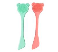 FOYTOKI Brosse à Nez Nettoyante en Silicone 2pcs pour Éliminer Points Noirs, Douce et Respectueuse Peau, pour Soins Visage et Sérums