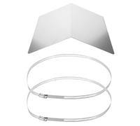 FOYTOKI Cache de Protection pour Caméra de Sécurité en Acier Inoxydable Résistant la Pluie Intempéries Toit Étanche pour Parkings et Espaces Extérieurs