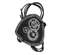 FOYTOKI Cache Œil Pirate Rétro Accessoire de Cosplay pour Soirée Masque Unique pour Halloween Design Vintage Punk pour Look Saisissant