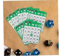 FOYTOKI Cartes de Bingo 60 Pièces pour Garçon et Filles et Adultes Jeu de Bingo Solide Facile à Lire pour et Événements